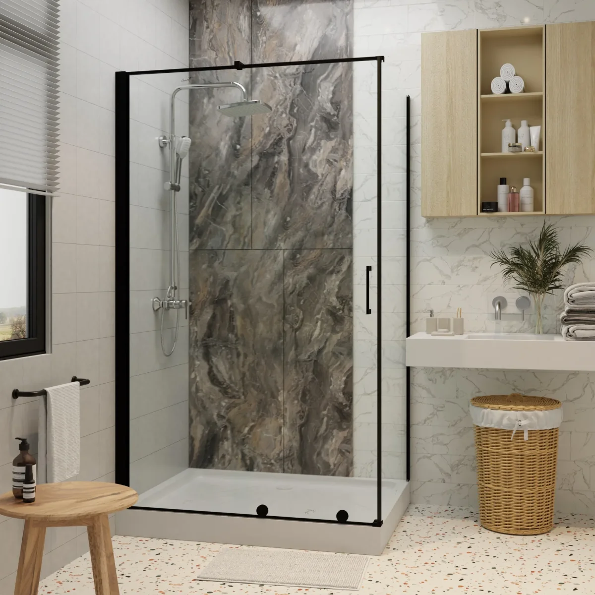 Душевое ограждение Cerutti SPA PREMIATA B 120-8, 120х90 см, без поддона