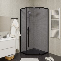 Душевое ограждение Cerutti SPA C3AB, 90x90 см, без поддона, стекло 5 мм