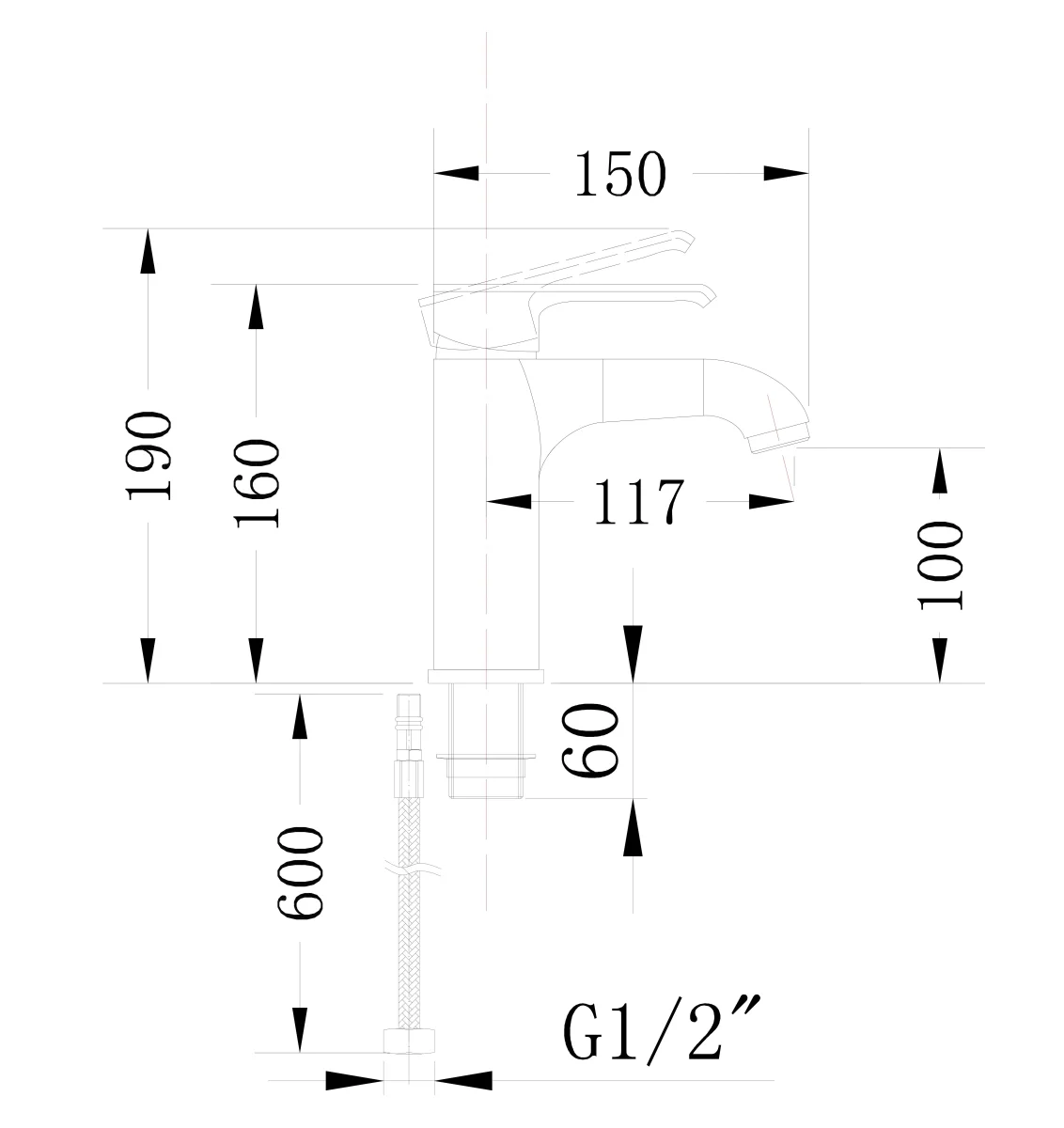 BOCH MANN Серия IDA B BM10430 смеситель для ванны со шлангой, донный клапан и смеситель для раковины